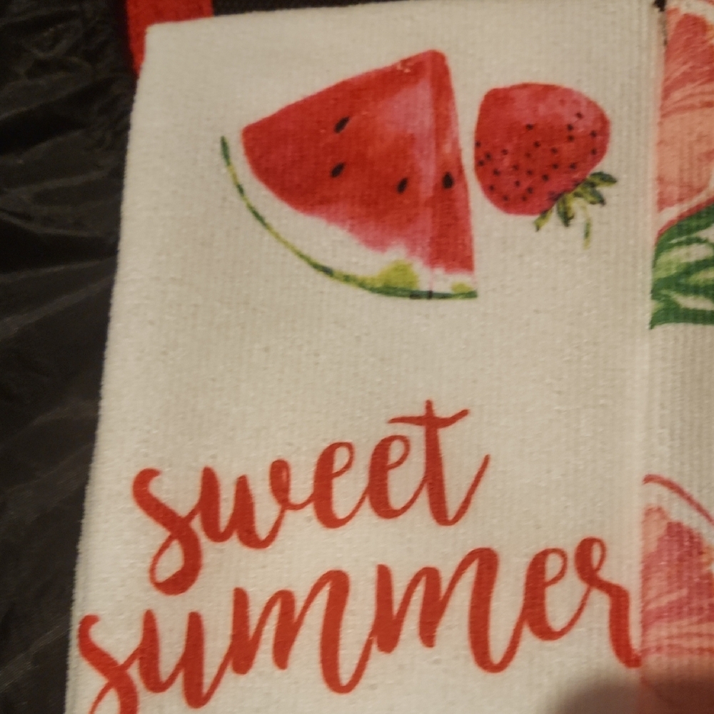 Set Of 3 Summer Kitchen Towels - Picture 3 of 5